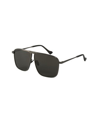 Gucci Gg0840s 001 Square Aviator Plateado Negro Original | SUNNIES.UNO