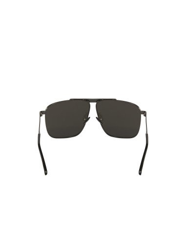 Gucci Gg0840s 001 Square Aviator Plateado Negro Original | SUNNIES.UNO