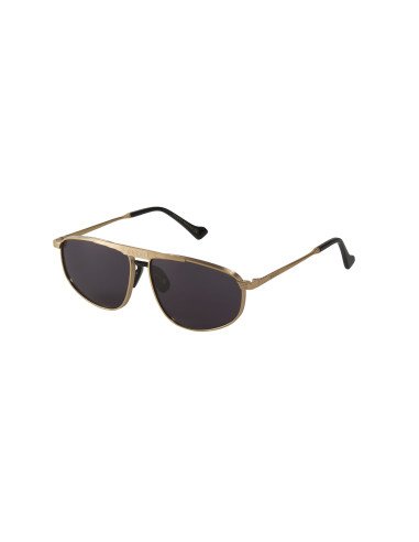 Gucci Gg0841s 001 Aviator Square Negro Dorado Original | Sunnies.uno