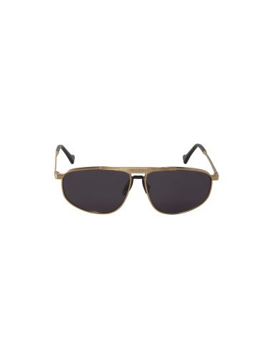 Gucci Gg0841s 001 Aviator Square Negro Dorado Original | Sunnies.uno