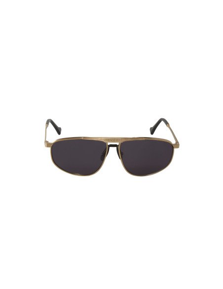 Gucci Gg0841s 001 Aviator Square Negro Dorado Original | Sunnies.uno