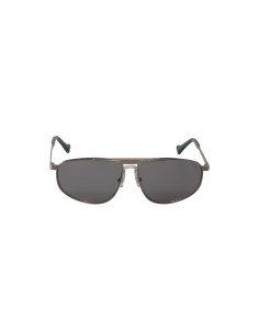 Gucci Gg0841s 002 Aviator Square Gris Plateado Original | Sunnies.uno 2