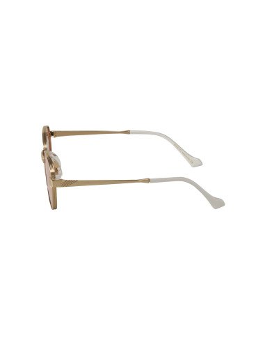 Gucci Gg0872s 001 Round Metal Rosa Dorado Original | SUNNIES.UNO