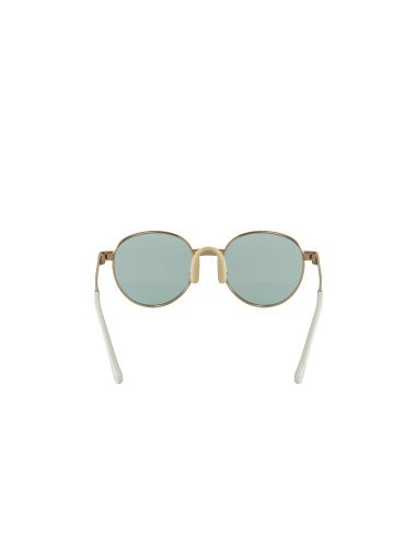 Gucci Gg0872s 002 Round Metal Dorado Verde Original | SUNNIES.UNO