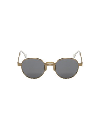 Gucci Gg0872s 003 Round Metal Gris Dorado Original | SUNNIES.UNO