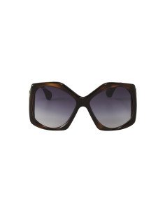 Gucci GG0875S 003 Heptagon Oversized Vino Rosa Transparente  | Sunni... 2