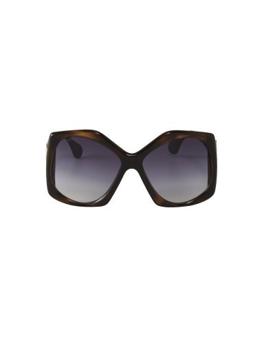 Gucci GG0875S 003 Heptagon Oversized Vino Rosa Transparente  | Sunni...
