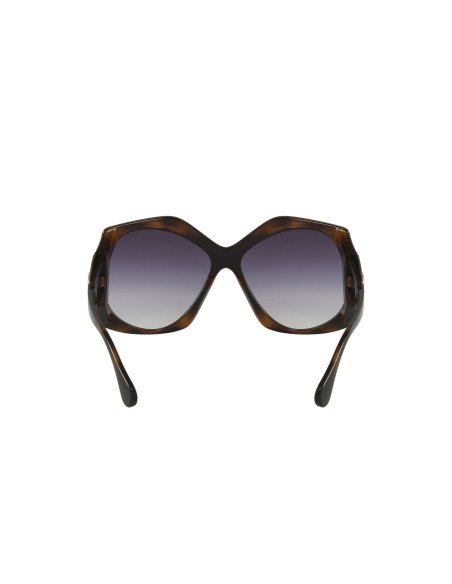 Gucci GG0875S 003 Heptagon Oversized Vino Rosa Transparente  | Sunni...