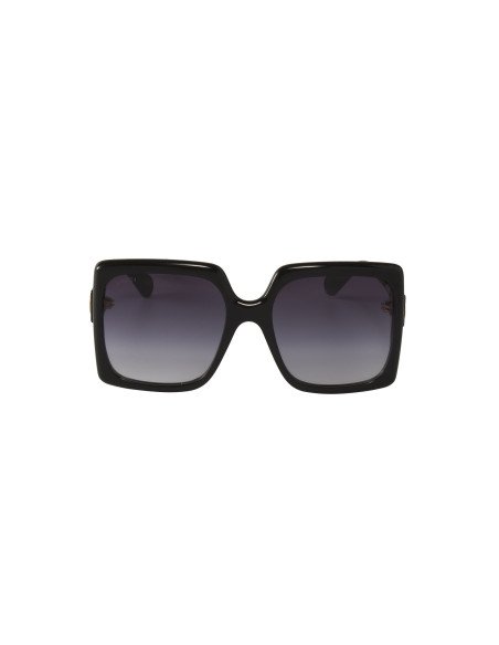 Gucci GG0876S 001 Square Oversized Negro Degradado Dorado  | Sunni...