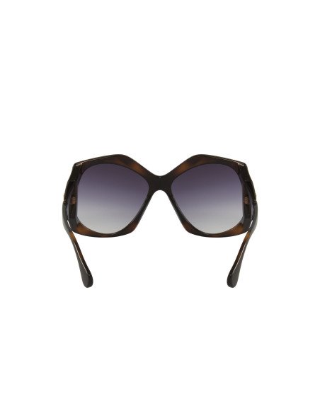 Gucci GG0876S 002 Square Oversized Carey Cafe Degradado  | Sunni...