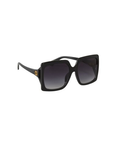 Gucci GG0876SA 001 Square Shape Oversized Gris degradado