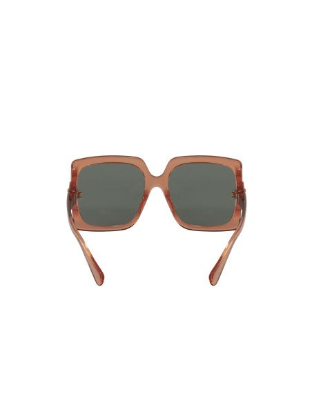 Gucci GG0876SA 004 Square Shape Oversized Verde Naranja