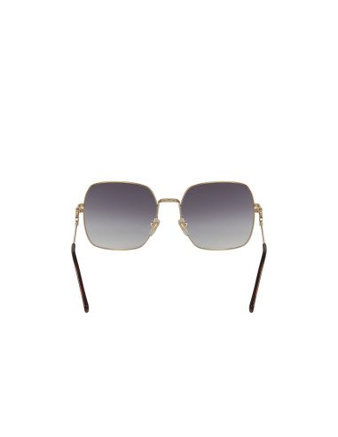 Gucci GG0879S 001 Square Shape Gris Degradado Dorado | Sunn...
