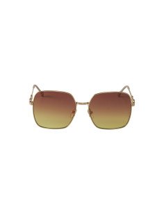 Gucci GG0879S 004 Square Shape Gold Brow Shaded 2