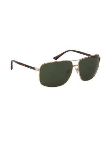 Gucci Gg0065sk 004 Aviador Gris Dorado Clasico Original Icon | Sunn...