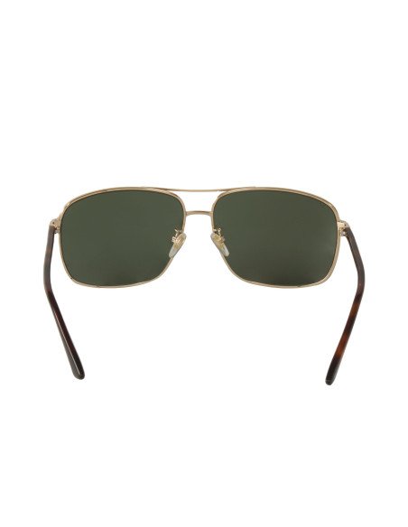 Gucci Gg0065sk 004 Aviador Gris Dorado Clasico Original Icon | Sunn...