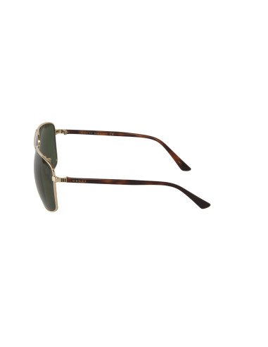 Gucci Gg0065sk 004 Aviador Gris Dorado Clasico Original Icon | Sunn...