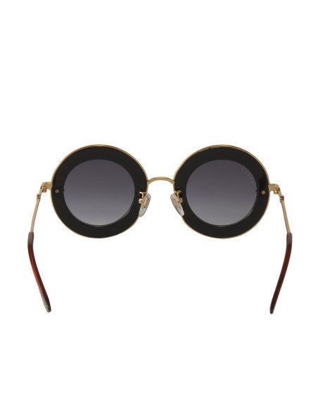 Gucci Gg0113s 001 Round L'aveugle Par Amour Gris Degradado | Sunnie...
