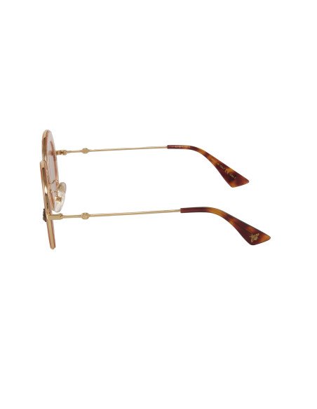 Gucci Gg0113s 004 Round L'aveugle Par Amour Rosa Dorado | Sunn...