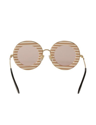 Gucci Gg0113s 009 Round * Soave * Amore * Rosa Blanco Icon | Sunnie...