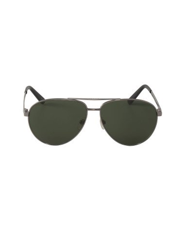 Gucci Gg0137s 003 Aviador Gris Plateado Clasico Original | Sunnies.uno