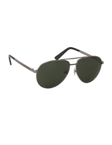 Gucci Gg0137s 003 Aviador Gris Plateado Clasico Original | Sunnies.uno