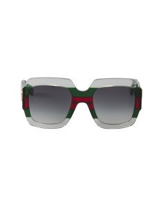 Gucci Gg0178s 001 Oversized Square Gris degradado Verde Rojo Origin... 2