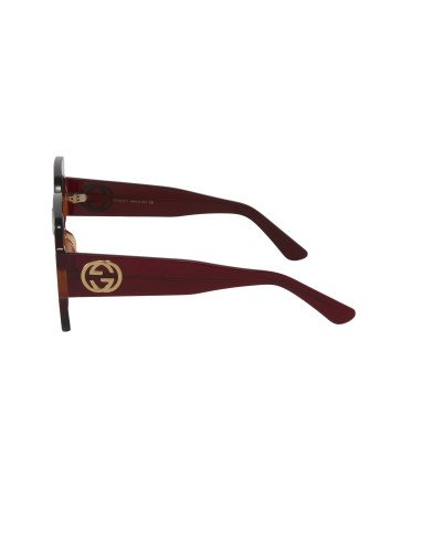 Gucci Gg0178s 002 Oversized Square Rojo Azul Cafe Original | Sunnie...