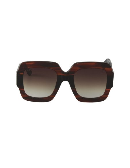 Gucci Gg0178s 004 Oversized Square Cafe Negro Degradado original | ...