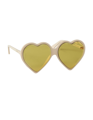 Gucci Gg0360Sa 003 Heart Fashion Inspired Amarillo transparente Bei...
