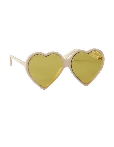 Gucci Gg0360Sa 003 Heart Fashion Inspired Amarillo transparente Bei...
