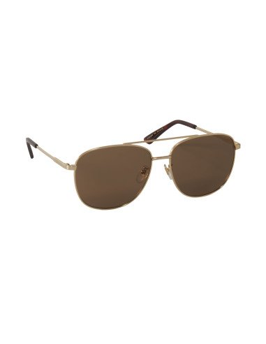 Gucci Gg0410sk 004 Aviator Cafe Ambar Dorado Original Gota | Sunnie...