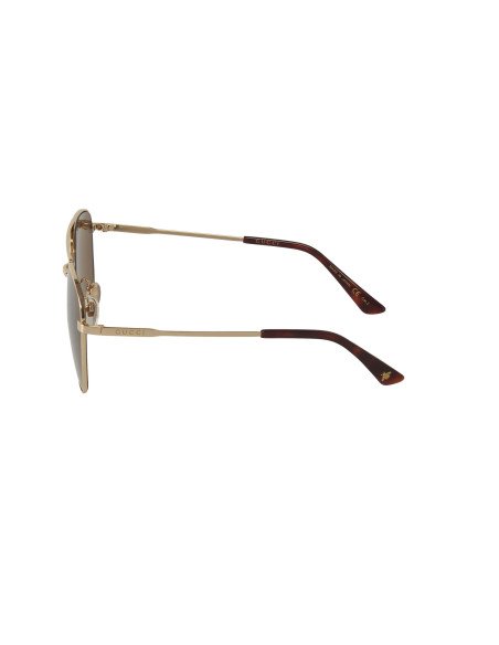 Gucci Gg0410sk 004 Aviator Cafe Ambar Dorado Original Gota | Sunnie...