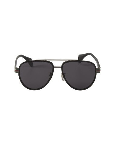 Gucci Gg0447s 001 New Aviator Negro Gris  | ...