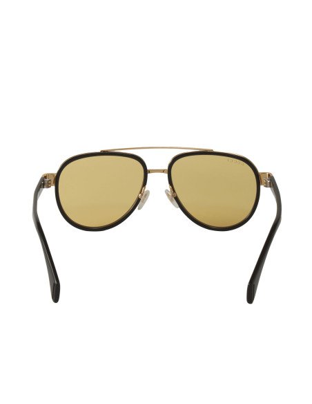 Gucci Gg0447s 002 Aviator Negro Ambar Transparente Original | Sunni...