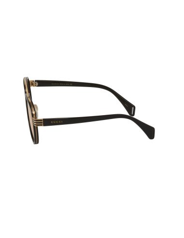 Gucci Gg0447s 002 Aviator Negro Ambar Transparente Original | Sunni...