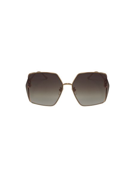 Gucci GG0855SK 005 Square Shape Negro Dorado Original
