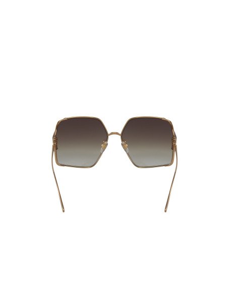 Gucci GG0855SK 005 Square Shape Negro Dorado Original