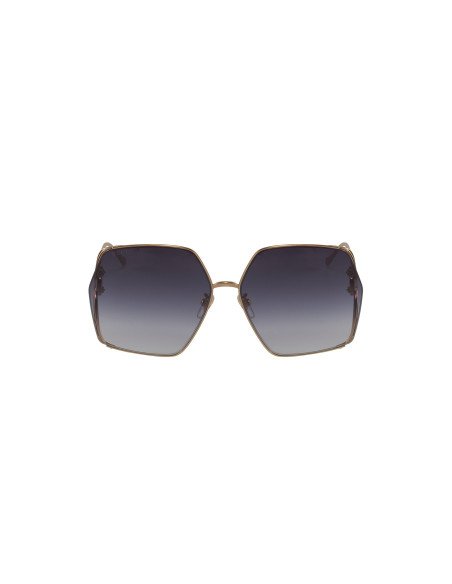 Gucci GG1322SA 001 Square Shape Gray Gradient Gold