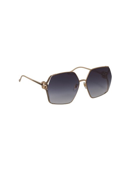 Gucci GG1322SA 001 Square Shape Gray Gradient Gold