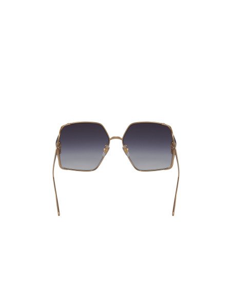 Gucci GG1322SA 001 Square Shape Gray Gradient Gold
