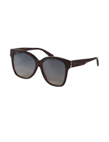 Gucci GG0459S 003 Square Shape Carey Cafe Azul Degradado