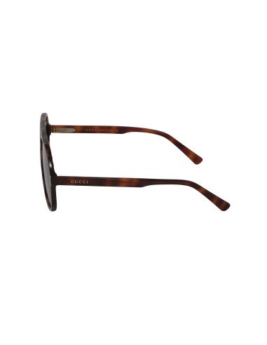 Gucci GG1042S 002 New Aviator Shape Havana Cafe