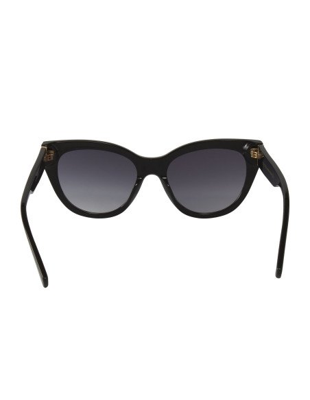 Gucci GG0460s 001 Eye Cat Acetato Negro Gris degradado | Sunnies.uno