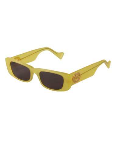 Gucci Gg0516S 004 Rectangle Shape Negro Verde Fluorescente Original | Sunnies.uno