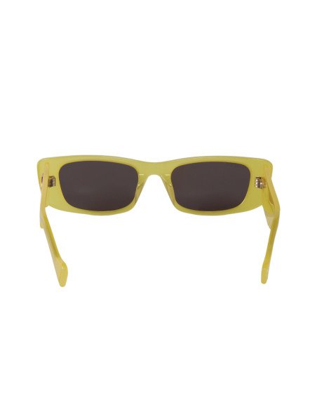 Gucci Gg0516S 004 Rectangle Shape Negro Verde Fluorescente Original | Sunnies.uno