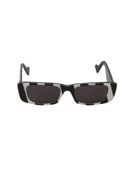 Gucci Gg0516S 011 Rectangle Shape Negro Blanco Zebra Original | Sunnies.uno