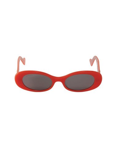Gucci Gg0517S 005 Oval Shape Naranja Negro Transparente | Sunnies.uno