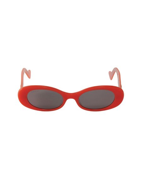 Gucci Gg0517S 005 Oval Shape Naranja Negro Transparente | Sunnies.uno