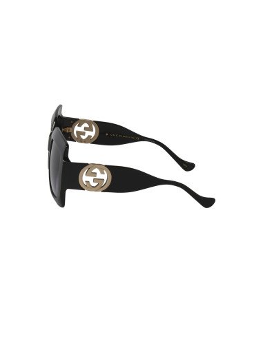 Gucci GG1022S 006 Square Shape Gris degradado Negro